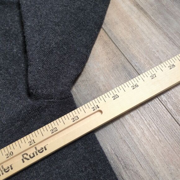 Men's Weatherproof Vintage V-Neck Merino Cashmere Sweater Size Large Gray - Picture 4 of 5